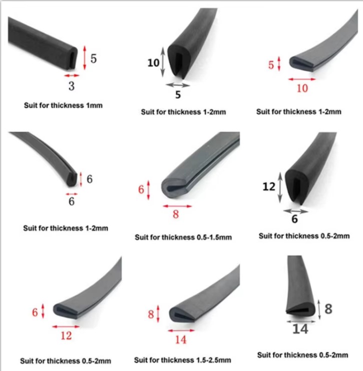 u channel sealing strip 3