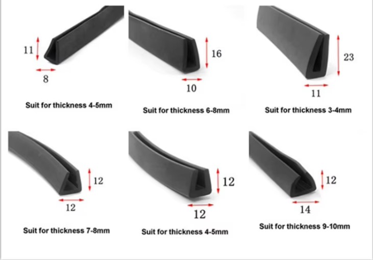 u channel sealing strip5